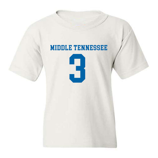 MTSU - NCAA Women's Soccer : Megan Carroll - Replica Shersey Youth T-Shirt-0