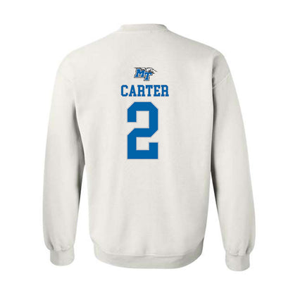 MTSU - NCAA Men's Basketball : Jahvin Carter - Replica Shersey Crewneck Sweatshirt-1