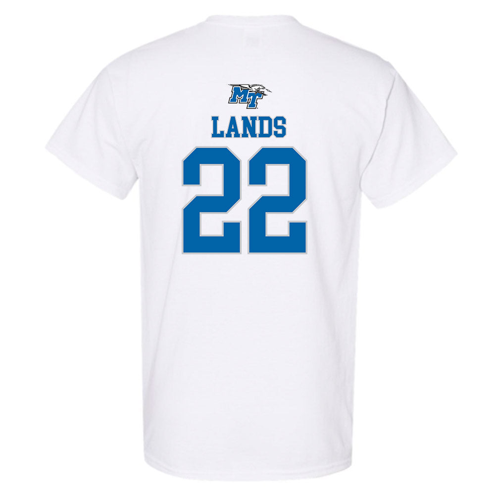 MTSU - NCAA Men's Basketball : Kamari Lands - Replica Shersey T-Shirt-1
