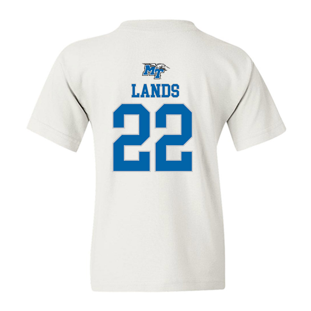 MTSU - NCAA Men's Basketball : Kamari Lands - Replica Shersey Youth T-Shirt-1