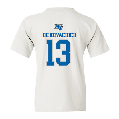MTSU - NCAA Men's Basketball : Kevin De Kovachich - Replica Shersey Youth T-Shirt-1