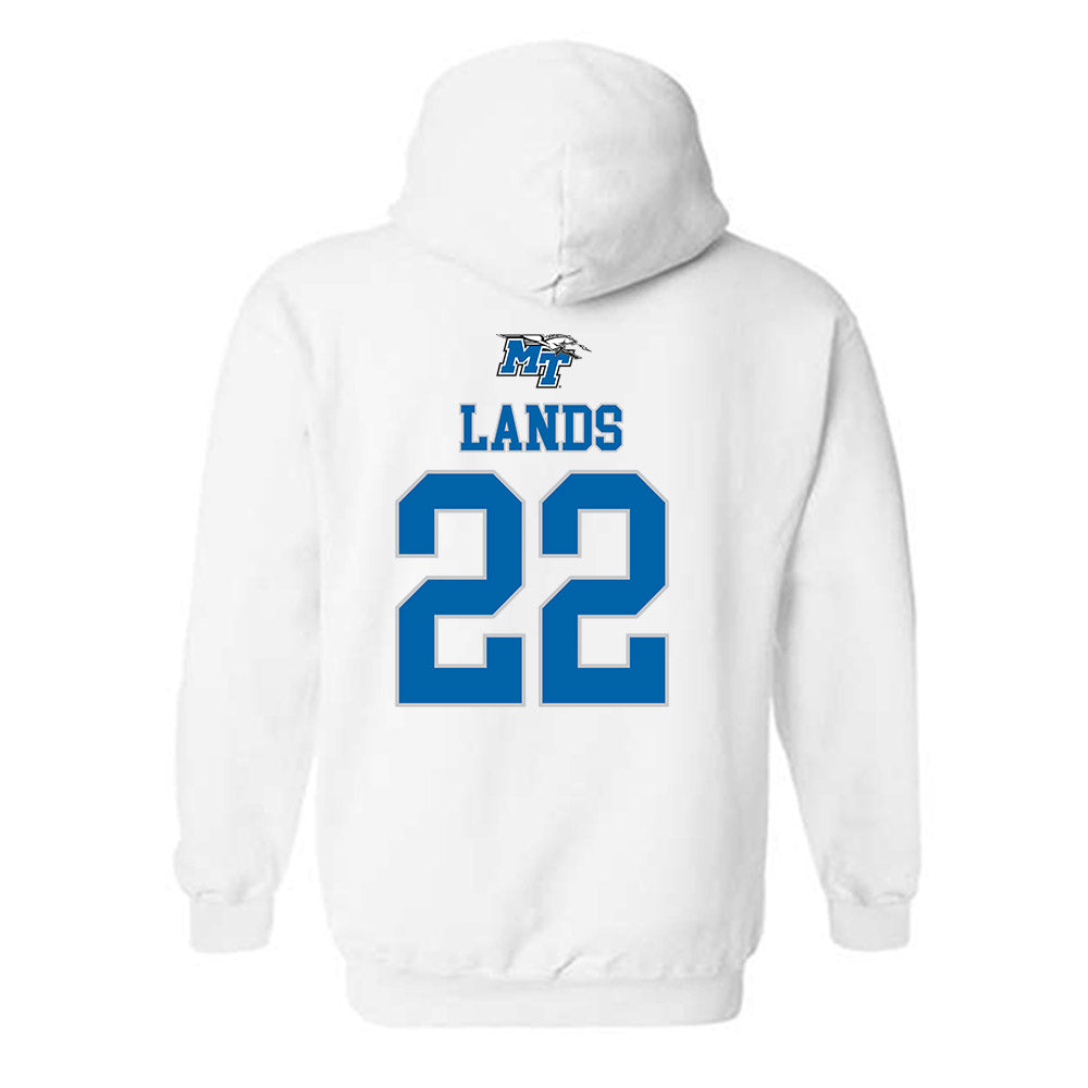 MTSU - NCAA Men's Basketball : Kamari Lands - Replica Shersey Hooded Sweatshirt-1