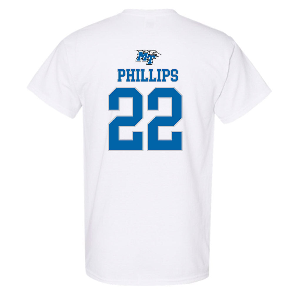 MTSU - NCAA Men's Basketball : Henry Phillips - Replica Shersey T-Shirt-1