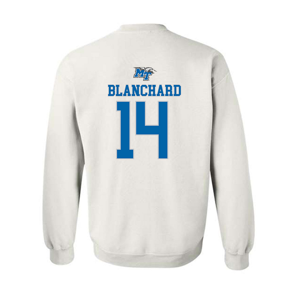 MTSU - NCAA Women's Basketball : Aaliyah Blanchard - Replica Shersey Crewneck Sweatshirt-1