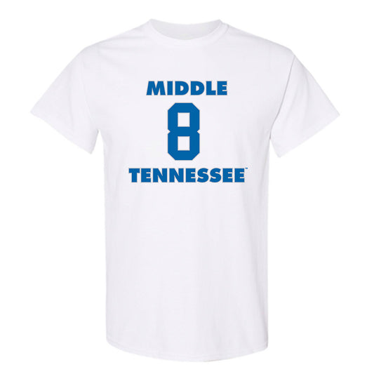 MTSU - NCAA Men's Basketball : Jax Howard - Replica Shersey T-Shirt-0