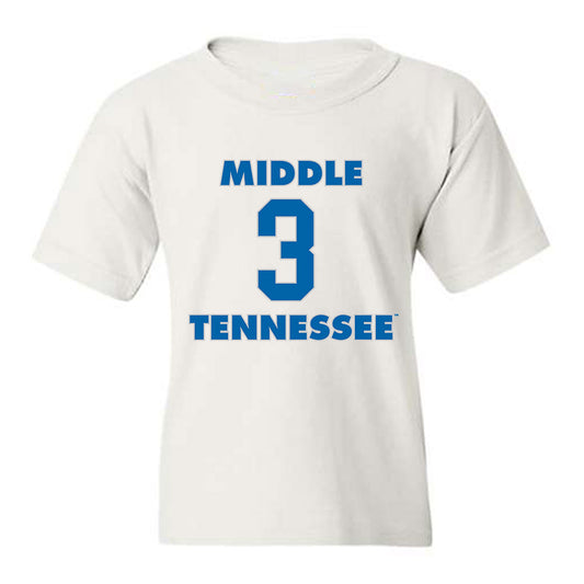 MTSU - NCAA Women's Basketball : Alayna Contreras - Replica Shersey Youth T-Shirt-0