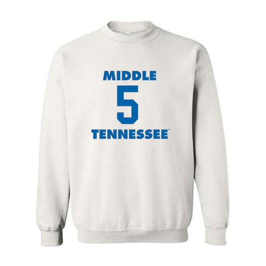 MTSU - NCAA Women's Basketball : Carsyn Swaney - Replica Shersey Crewneck Sweatshirt-0