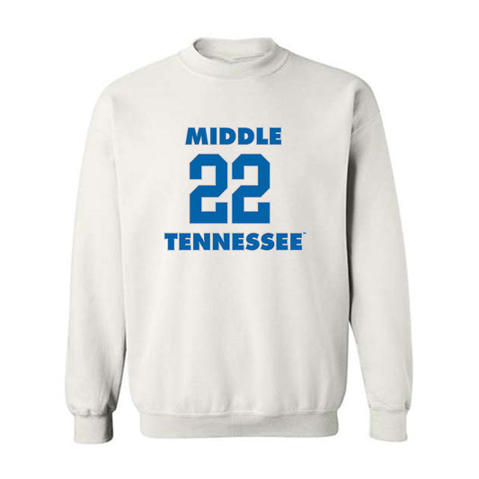 MTSU - NCAA Men's Basketball : Kamari Lands - Replica Shersey Crewneck Sweatshirt-0