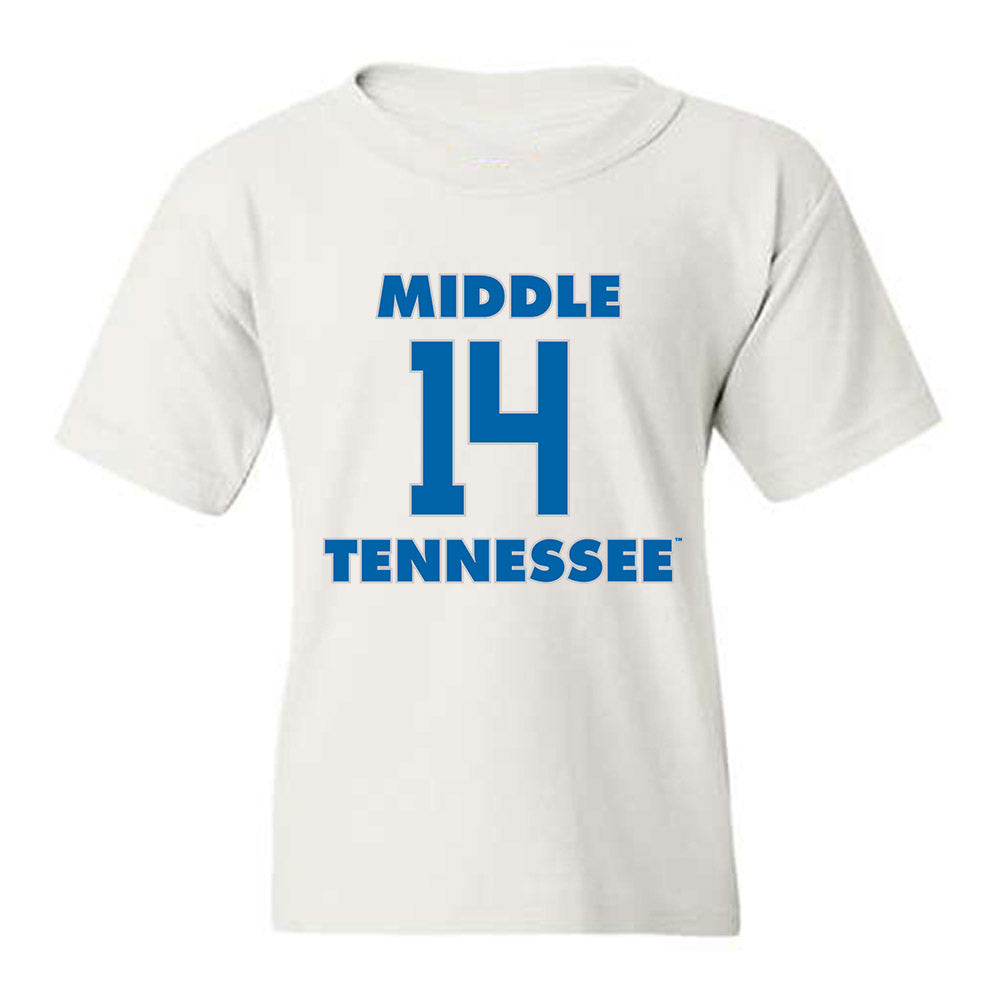 MTSU - NCAA Women's Basketball : Aaliyah Blanchard - Replica Shersey Youth T-Shirt-0