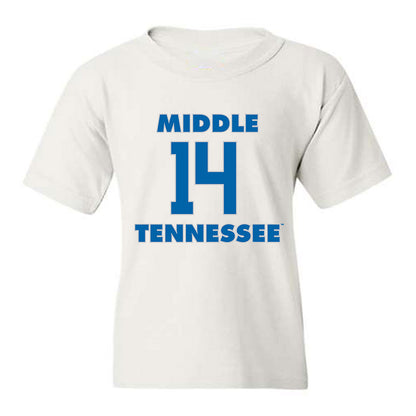 MTSU - NCAA Women's Basketball : Aaliyah Blanchard - Replica Shersey Youth T-Shirt-0