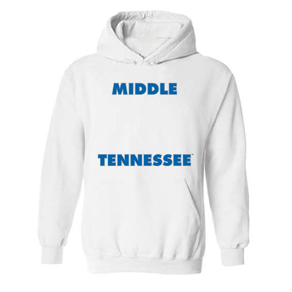 MTSU - NCAA Women's Basketball : Xaionna Whitfield - Replica Shersey Hooded Sweatshirt-0
