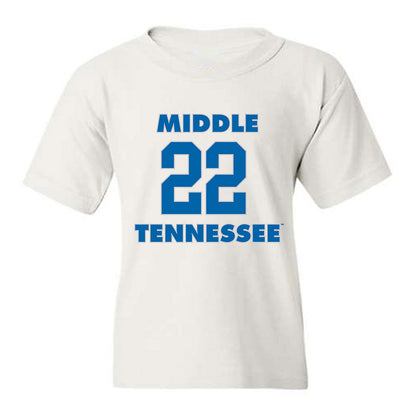 MTSU - NCAA Men's Basketball : Kamari Lands - Replica Shersey Youth T-Shirt-0