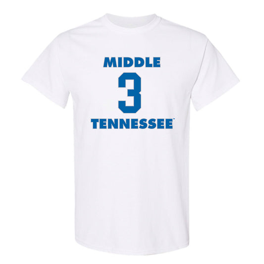 MTSU - NCAA Women's Basketball : Alayna Contreras - Replica Shersey T-Shirt-0