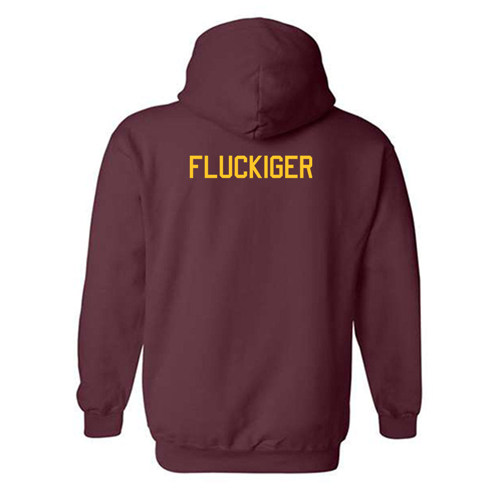 Arizona State - NCAA Wrestling : Kal-El Fluckiger - Classic Shersey Hooded Sweatshirt-1