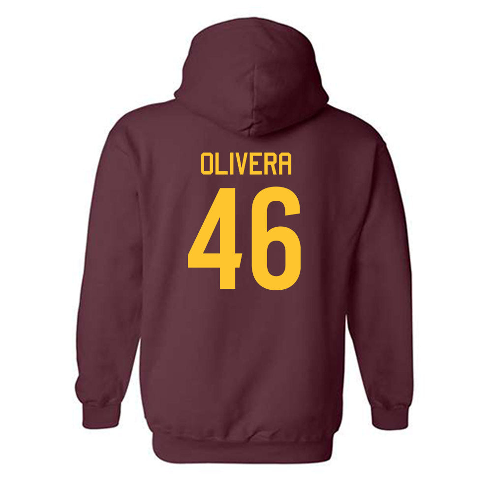 Arizona State - NCAA Baseball : Brandon Olivera - Classic Shersey Hooded Sweatshirt-1