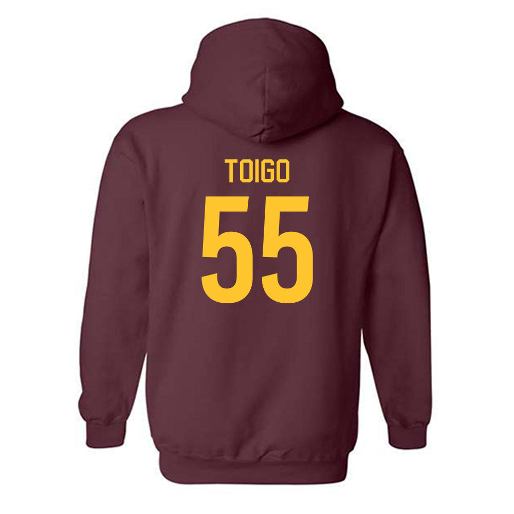 Arizona State - NCAA Baseball : Dean Toigo - Classic Shersey Hooded Sweatshirt-1