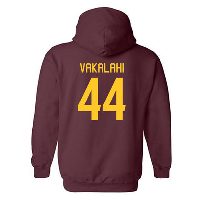 Arizona State - NCAA Football : Kirtland Vakalahi - Classic Shersey Hooded Sweatshirt-1
