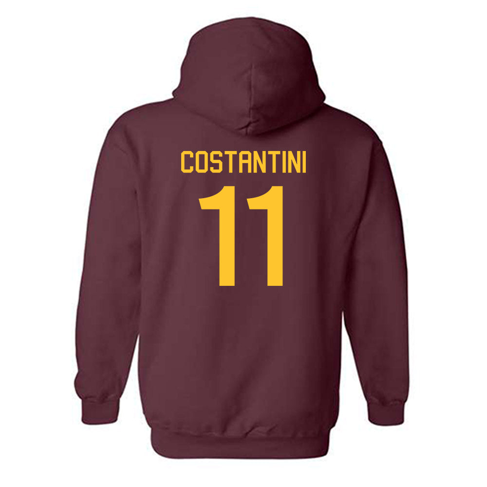 Arizona State - NCAA Women's Volleyball : Isabella Costantini - Classic Shersey Hooded Sweatshirt-1