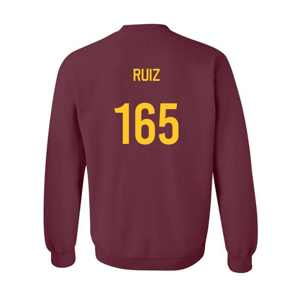 Arizona State - NCAA Wrestling : Nicco Ruiz - Classic Shersey Crewneck Sweatshirt-1