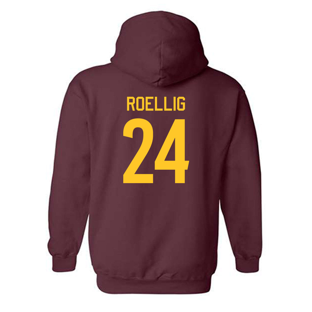 Arizona State - NCAA Baseball : Austen Roellig - Classic Shersey Hooded Sweatshirt-1