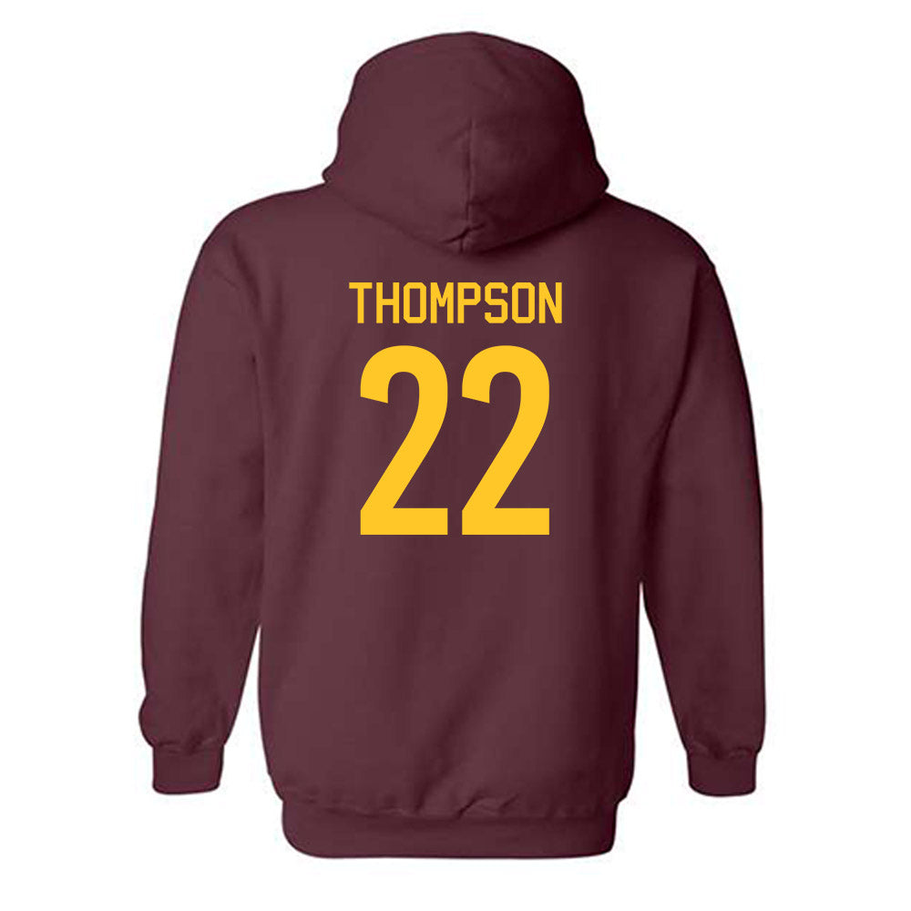 Arizona State - NCAA Women's Basketball : Journey Thompson - Classic Shersey Hooded Sweatshirt-1