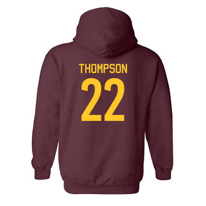 Arizona State - NCAA Women's Basketball : Journey Thompson - Classic Shersey Hooded Sweatshirt-1