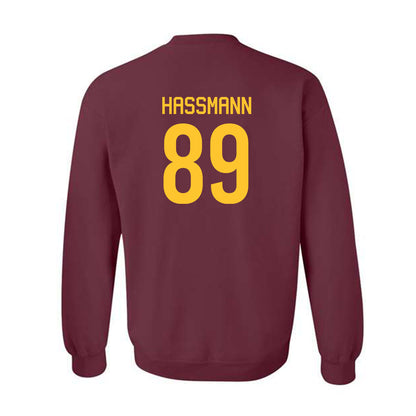 Arizona State - NCAA Football : Harry Hassmann - Classic Shersey Crewneck Sweatshirt-1