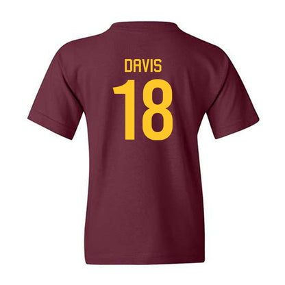 Arizona State - NCAA Football : Ramere Davis - Classic Shersey Youth T-Shirt-1