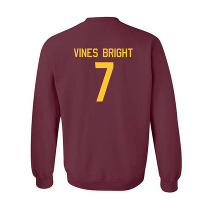 Arizona State - NCAA Football : Raiden Vines-Bright - Classic Shersey Crewneck Sweatshirt-1