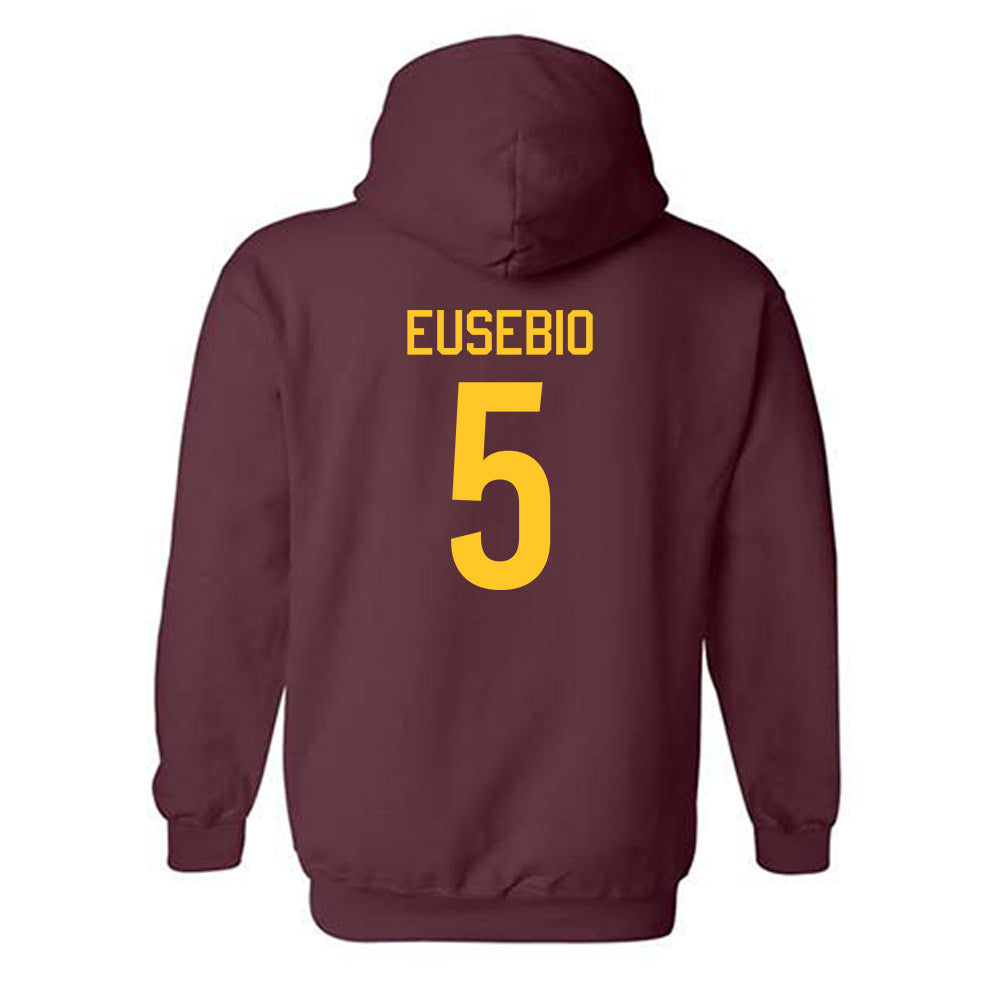Arizona State - NCAA Football : Derek Eusebio - Classic Shersey Hooded Sweatshirt-1