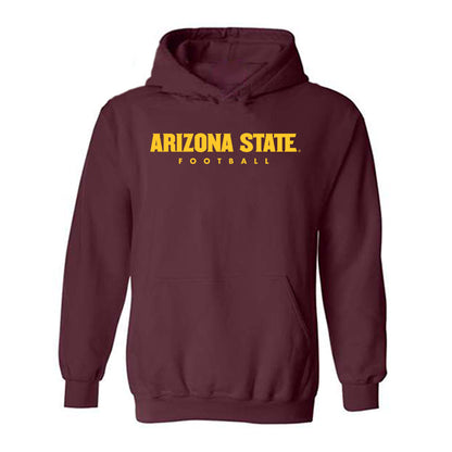 Arizona State - NCAA Football : Derek Eusebio - Classic Shersey Hooded Sweatshirt-0