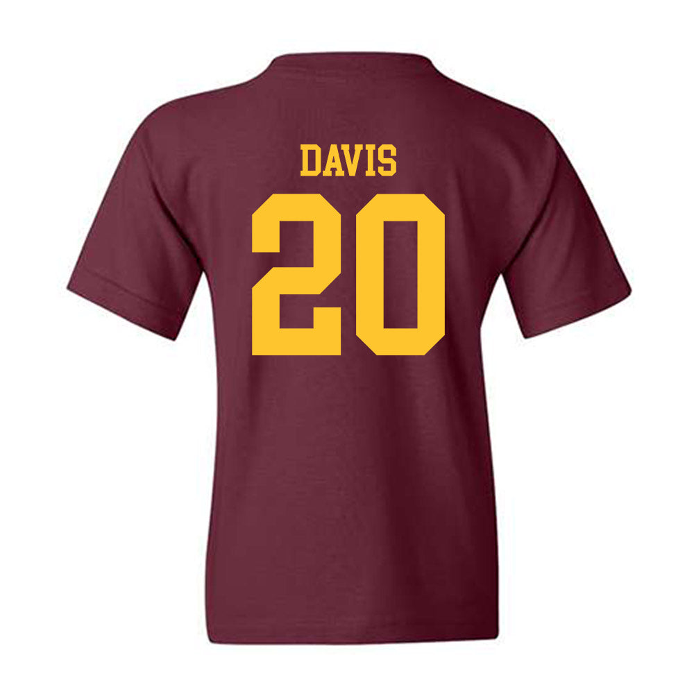 Arizona State - NCAA Softball : Takyla Davis - Classic Shersey Youth T-Shirt-1