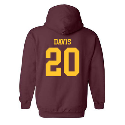 Arizona State - NCAA Softball : Takya Davis - Classic Shersey Hooded Sweatshirt