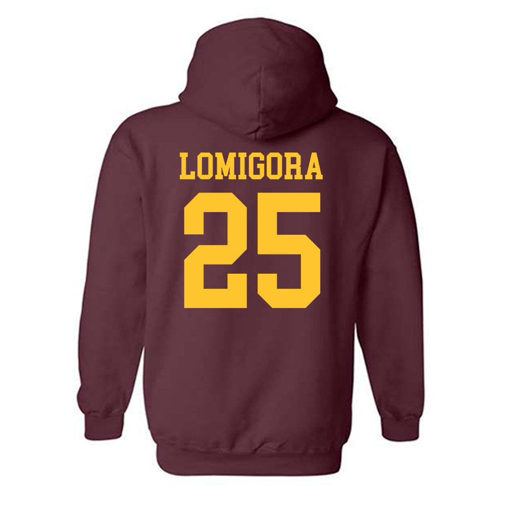 Arizona State - NCAA Women's Volleyball : Ella Lomigora - Classic Shersey Hooded Sweatshirt-1