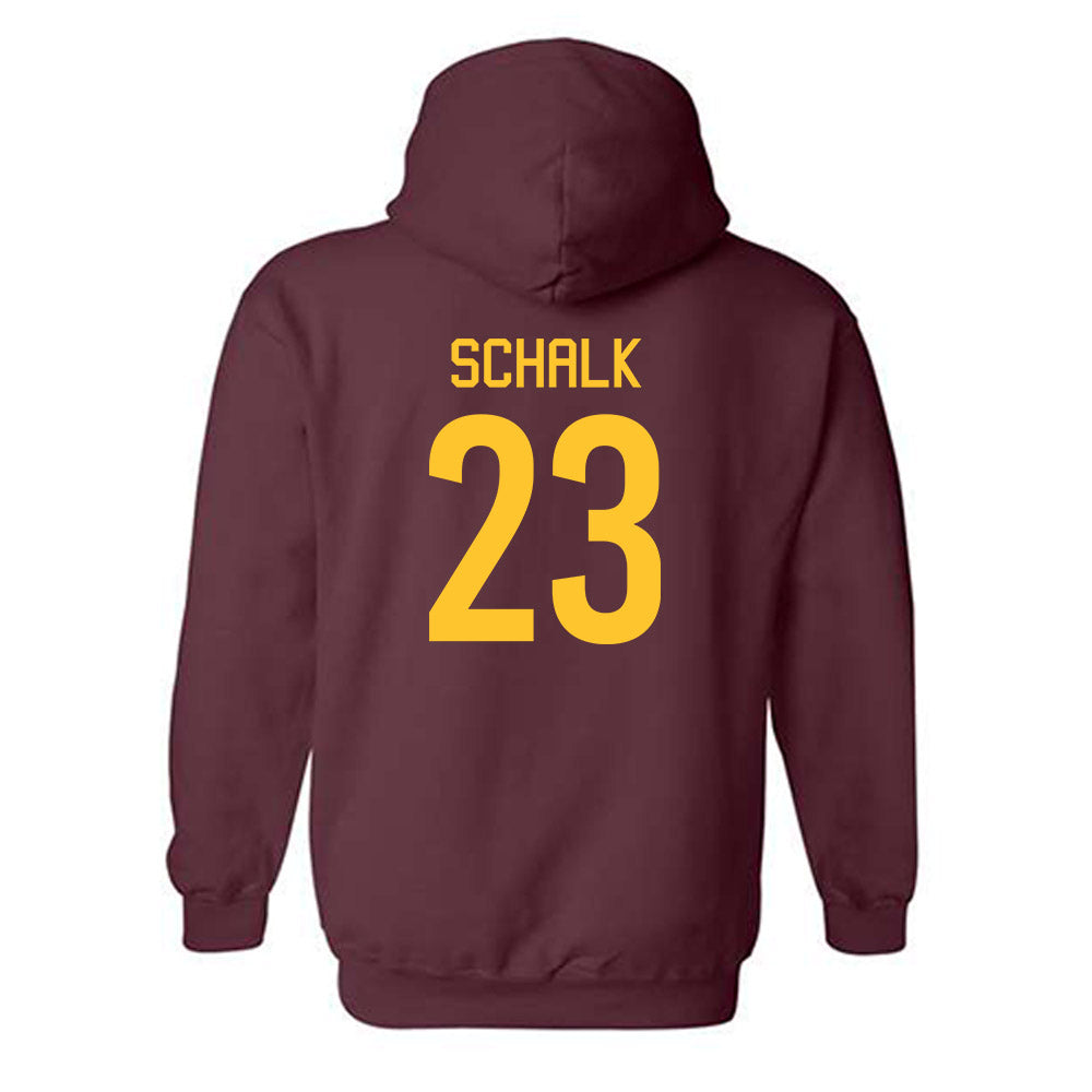 Arizona State - NCAA Women's Volleyball : Maeva Schalk - Classic Shersey Hooded Sweatshirt-1