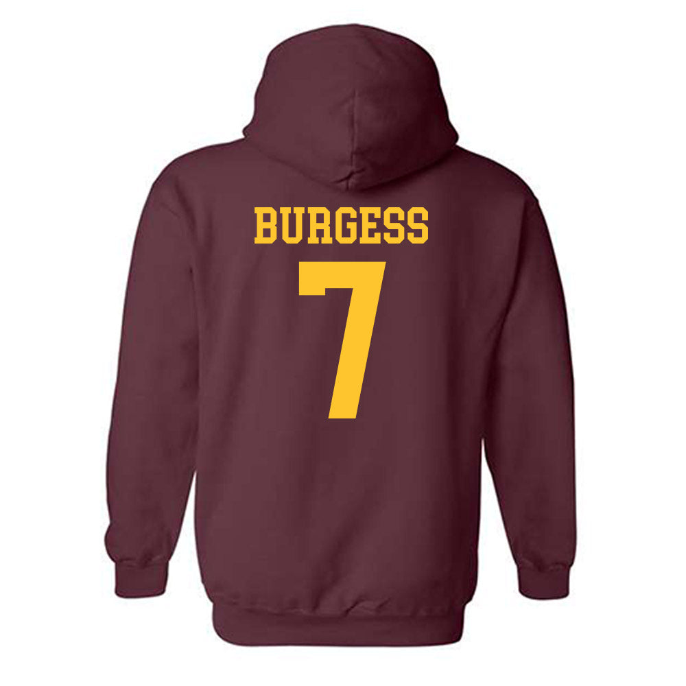 Arizona State - NCAA Women's Volleyball : Zoey Burgess - Classic Shersey Hooded Sweatshirt-1