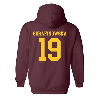 Arizona State - NCAA Women's Volleyball : Antonina Serafinowska - Classic Shersey Hooded Sweatshirt-1