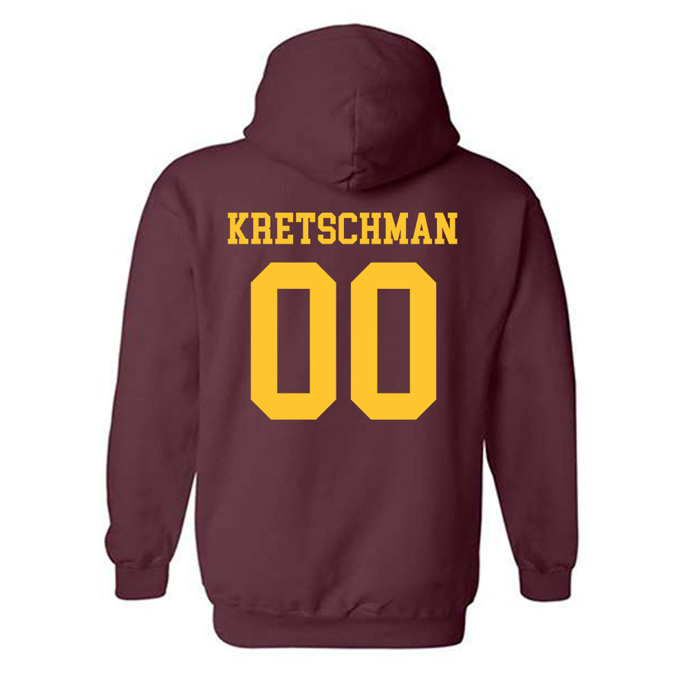 Arizona State - NCAA Beach Volleyball : Ava Kretschman - Sports Shersey Hooded Sweatshirt-1