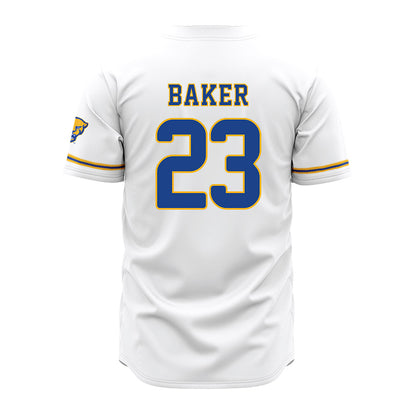 Pittsburgh - NCAA Baseball : Chris Baker - White Jersey