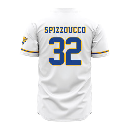 Pittsburgh - NCAA Baseball : Vincent Spizzoucco - White Jersey-1