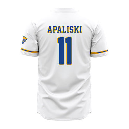 Pittsburgh - NCAA Baseball : Ryan Apaliski - White Jersey-1