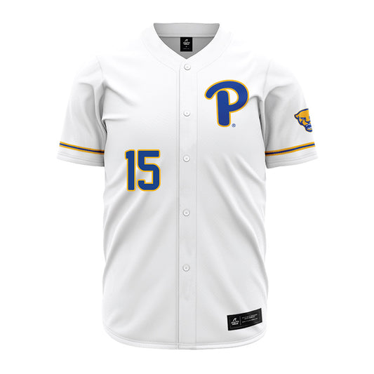 Pittsburgh - NCAA Baseball : joey ciancimino - White Jersey-0