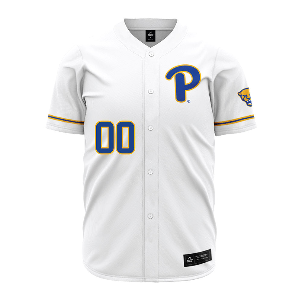 Pittsburgh - NCAA Baseball : Jordan Jacob - White Jersey-0