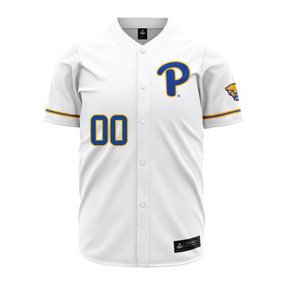 Pittsburgh - NCAA Baseball : Jordan Jacob - White Jersey-0
