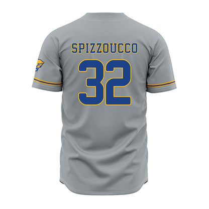Pittsburgh - NCAA Baseball : Vincent Spizzoucco - Grey Jersey-1