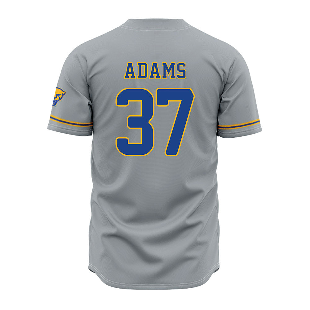 Pittsburgh - NCAA Baseball : JT Adams - Grey Jersey-1