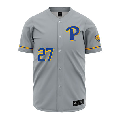 Pittsburgh - NCAA Baseball : Chase Kriebel - Grey Jersey-0
