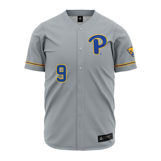 Pittsburgh - NCAA Baseball : Aidan McAskie - Grey Jersey-0