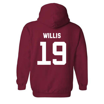 Arkansas - NCAA Baseball : Carson Willis - Classic Shersey Hooded Sweatshirt-1