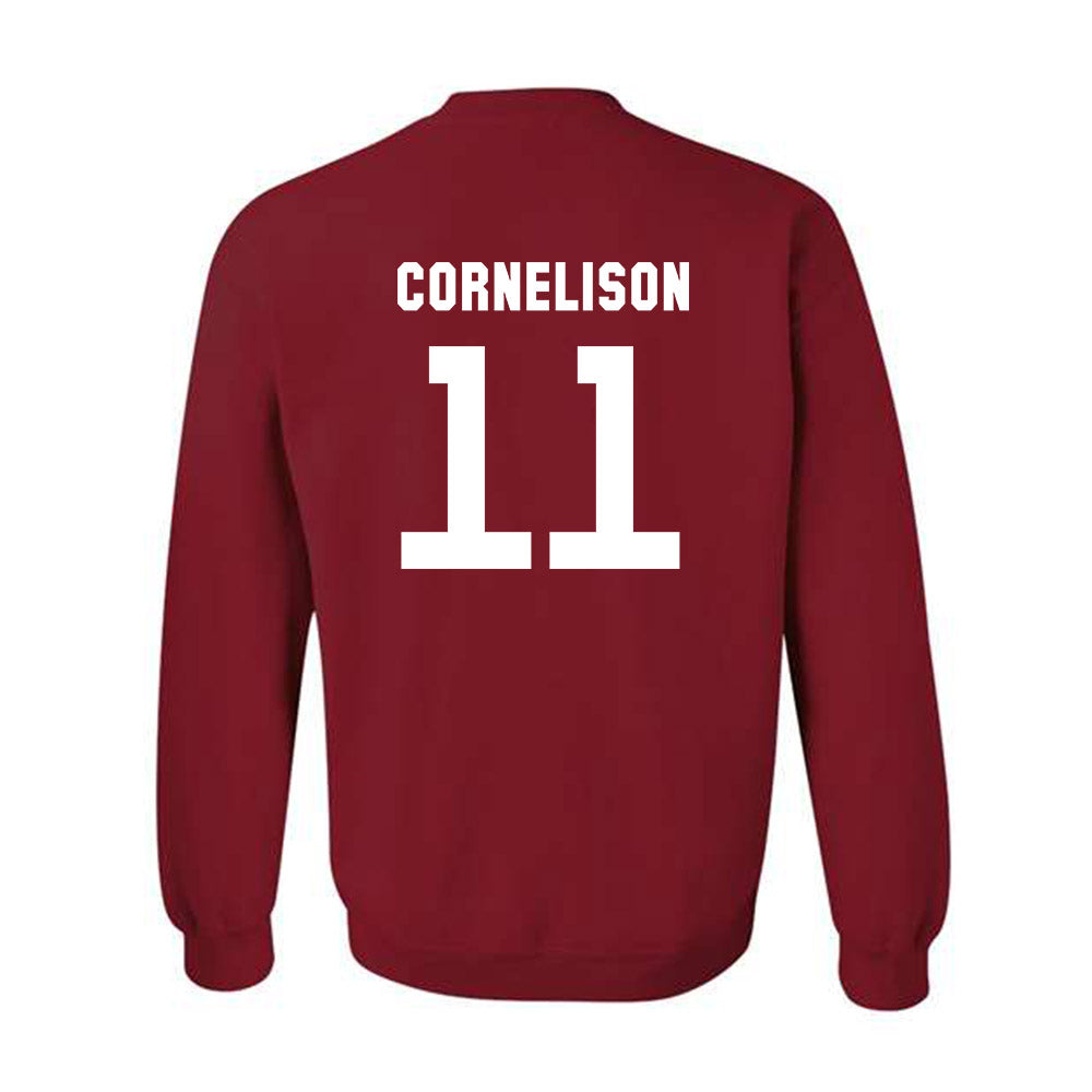 Arkansas - NCAA Baseball : Luke Cornelison - Classic Shersey Crewneck Sweatshirt-1
